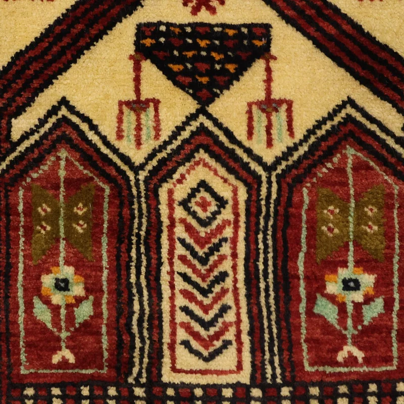 Belutsch Teppich 103x196cm - Orientteppich - beige