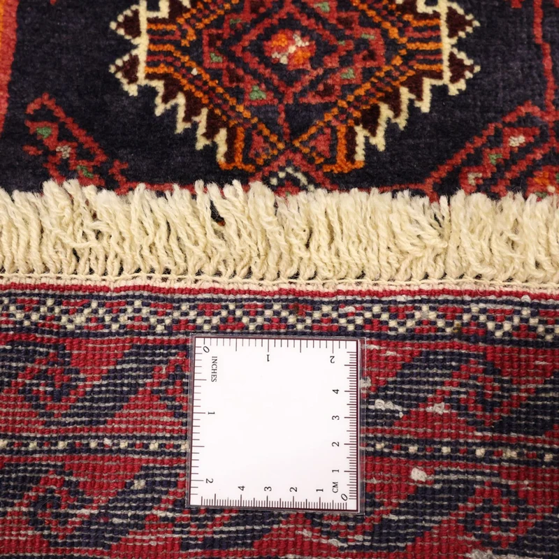 Belutsch Teppich 106x197cm - Orientteppich - dunkelrot