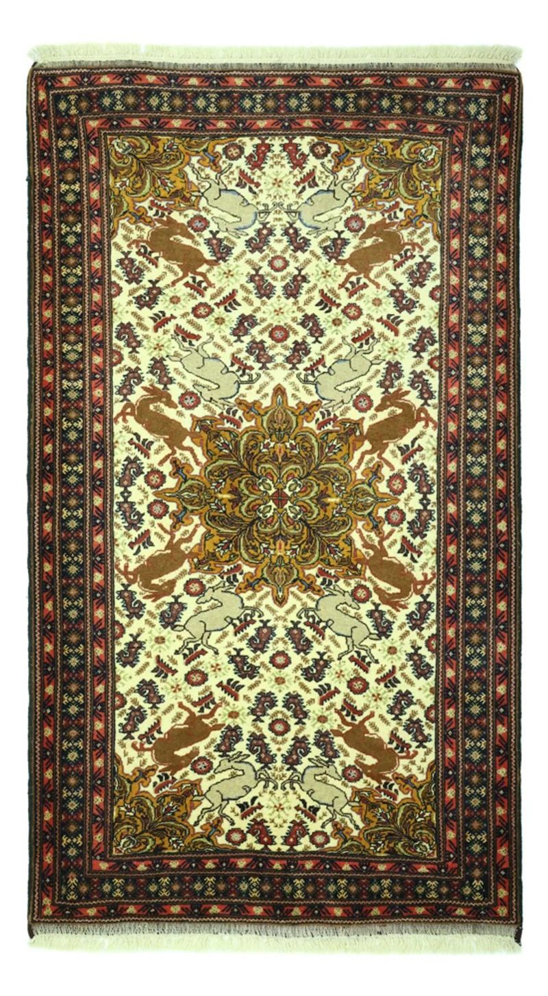Belutsch Teppich 112x192cm - Orientteppich - hellgrün