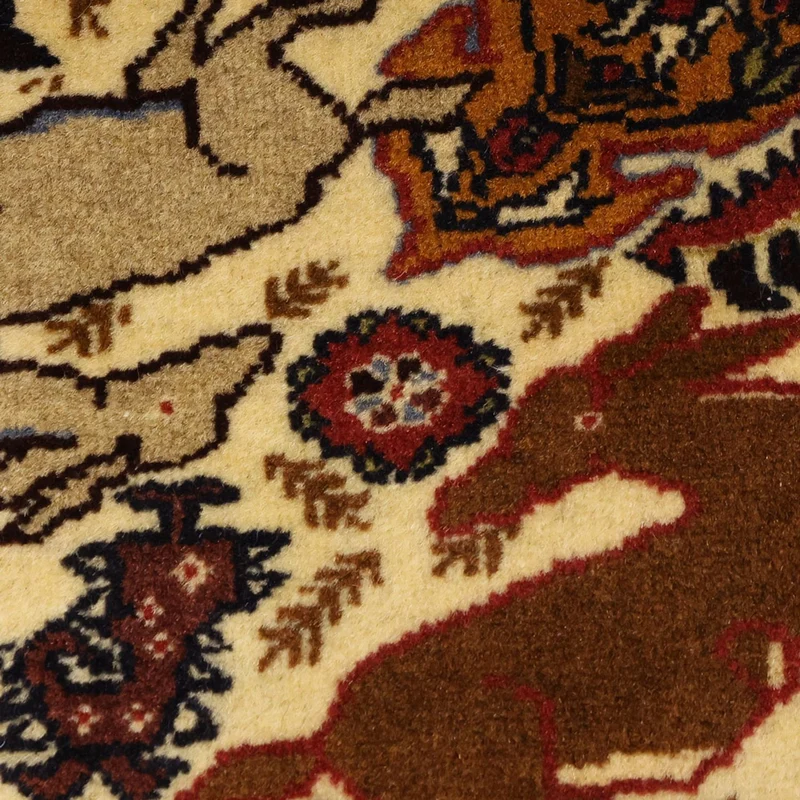 Belutsch Teppich 112x192cm - Orientteppich - hellgrün