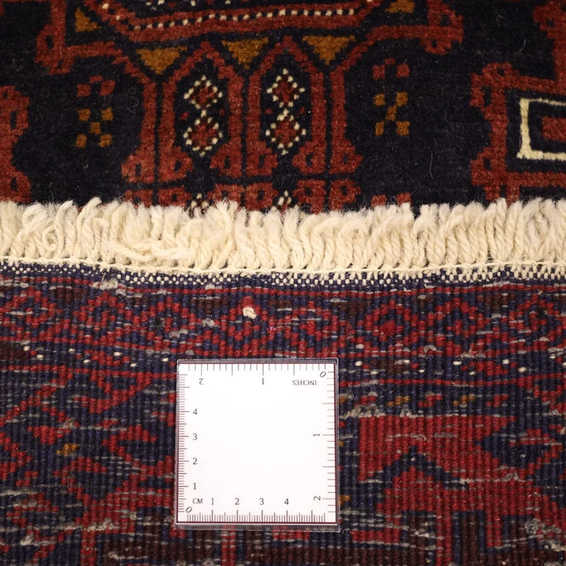Belutsch Teppich 98x198cm - Orientteppich - dunkelrot