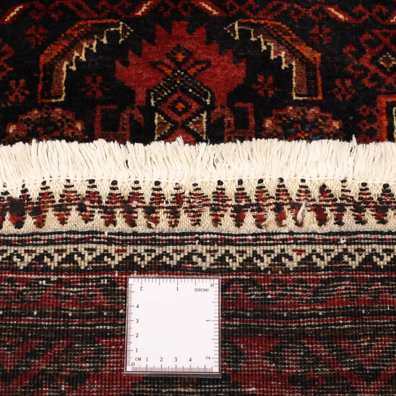 Belutsch Teppich 99x190cm - Orientteppich - dunkelrot