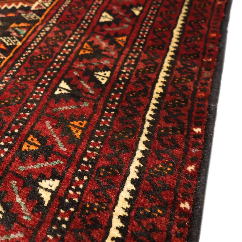 Belutsch Teppich 98x195cm - Orientteppich - dunkelrot