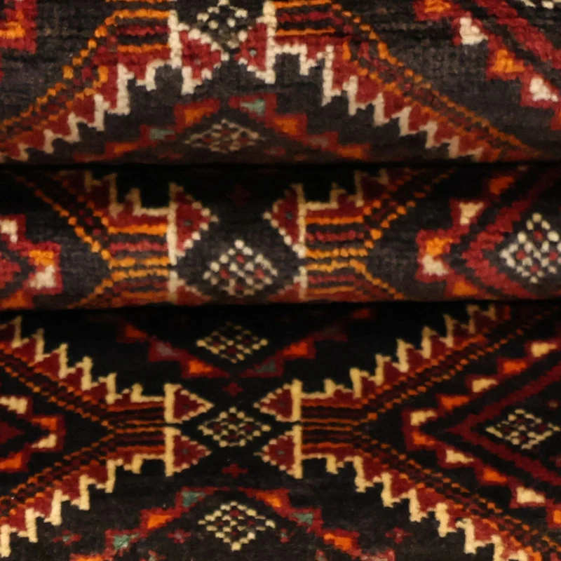 Belutsch Teppich 98x195cm - Orientteppich - dunkelrot