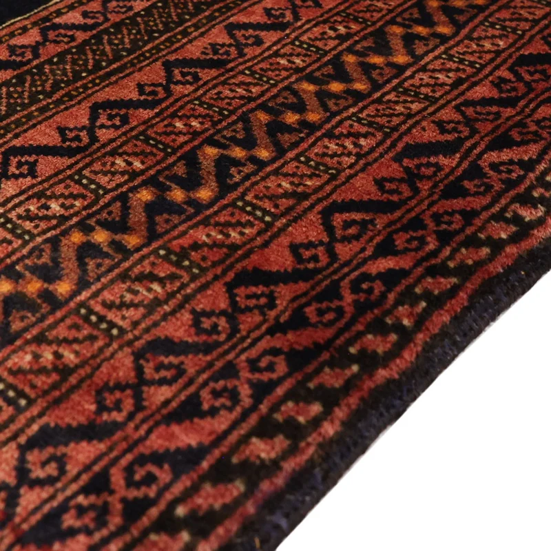 Belutsch Teppich 101x186cm - Orientteppich - dunkelbraun