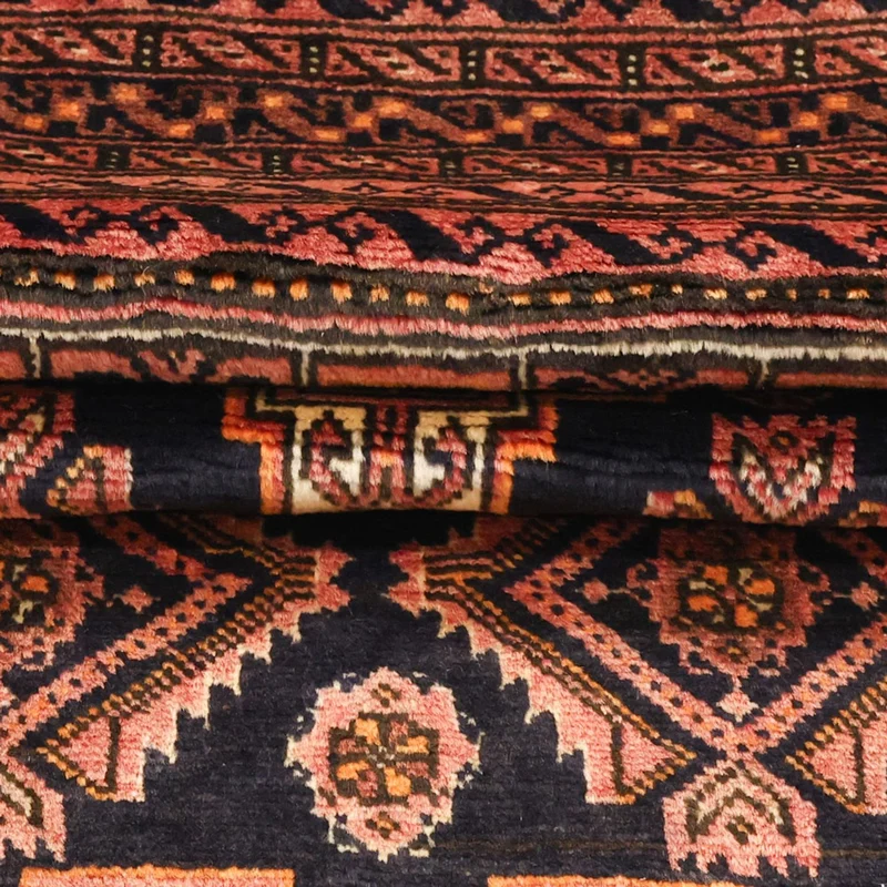 Belutsch Teppich 101x186cm - Orientteppich - dunkelbraun