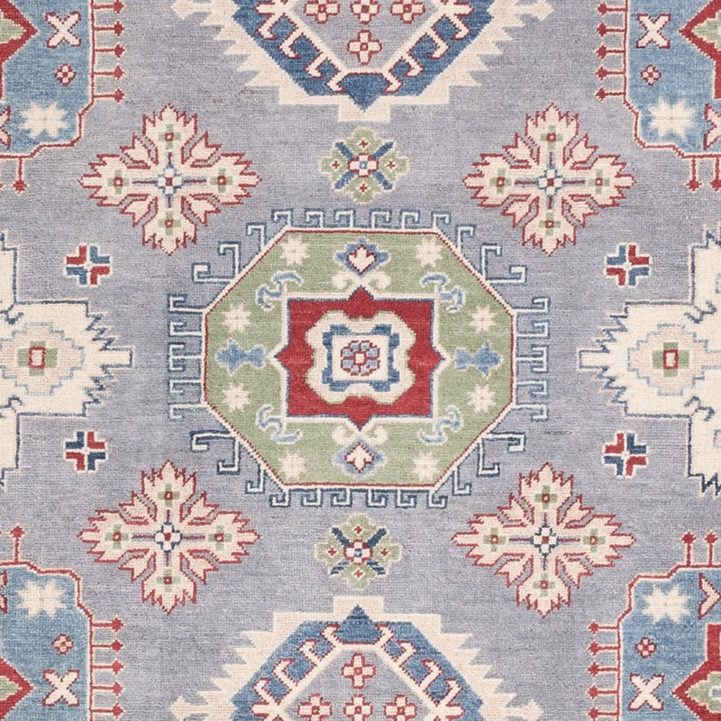 Kazak Teppich 246x302cm - Orientteppich - seeblau