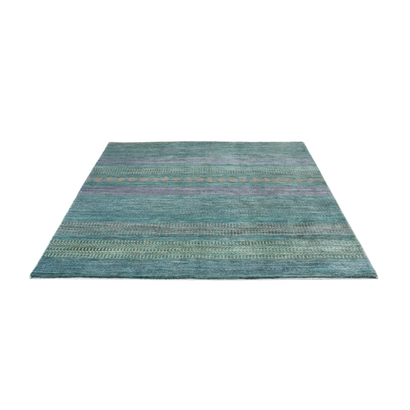 Designer Teppich 152x196cm - dunkelgrün