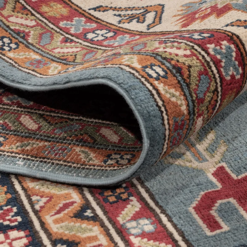 Kazak Teppich 243x301cm - Orientteppich - blau