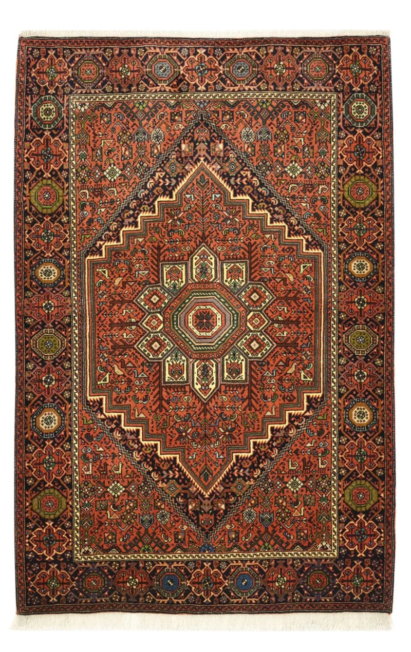 Gholtogh Teppich 103x156cm - Perserteppich - terrakotta