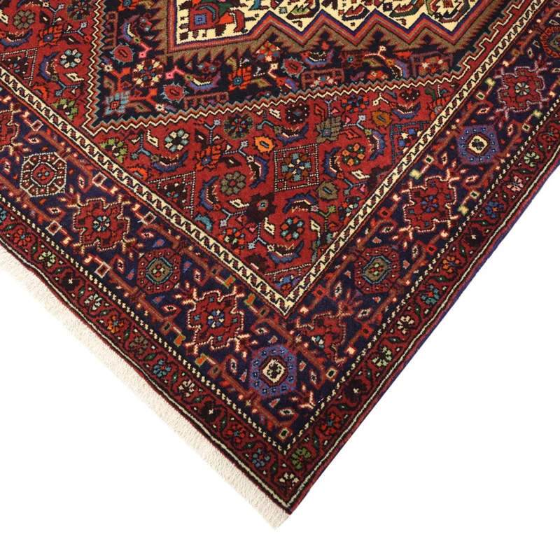 Gholtogh Teppich 102x152cm - Perserteppich - dunkelrot