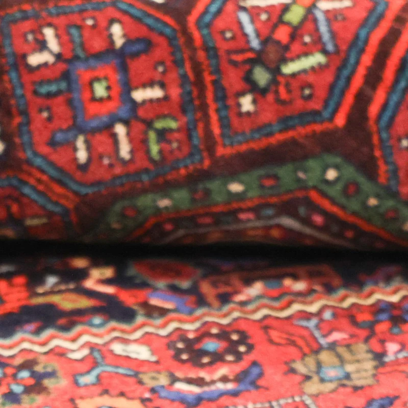 Gholtogh Teppich 102x152cm - Perserteppich - dunkelrot