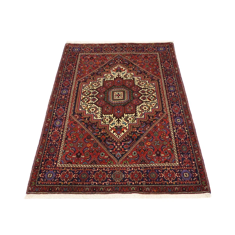 Gholtogh Teppich 102x152cm - Perserteppich - dunkelrot