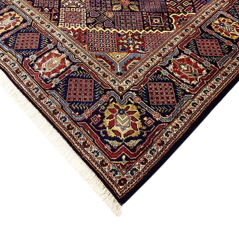 Keshan Teppich 143x211cm - Perserteppich - dunkelblau
