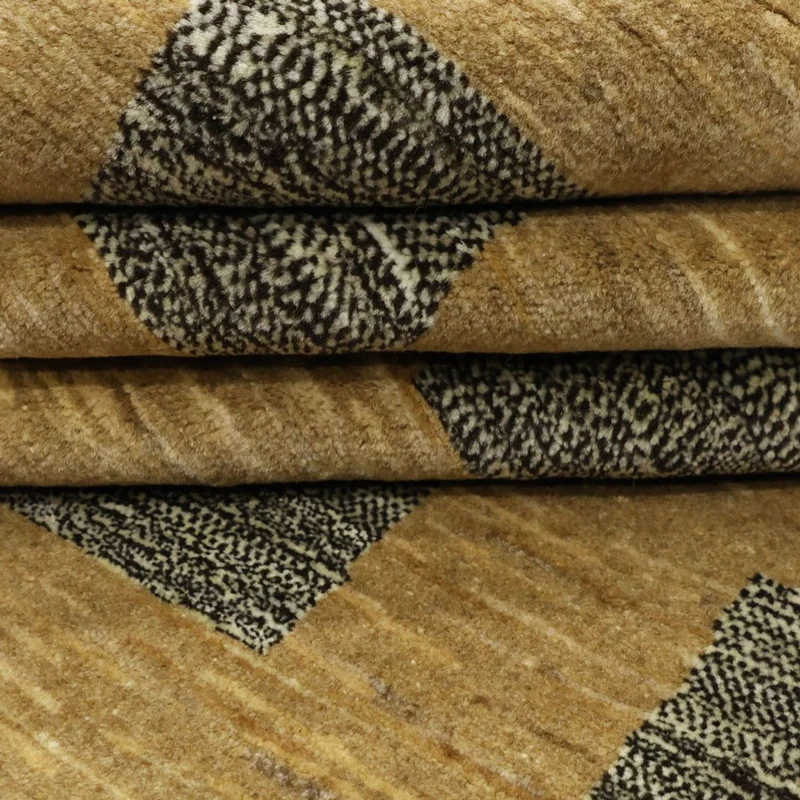 Loribaft Teppich Perser 194x200cm - Orientteppich - dunkelbeige