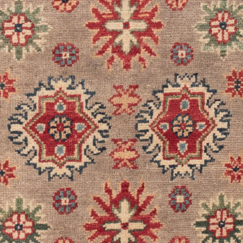 Kazak Teppich 80x127cm - Orientteppich - dunkelbeige