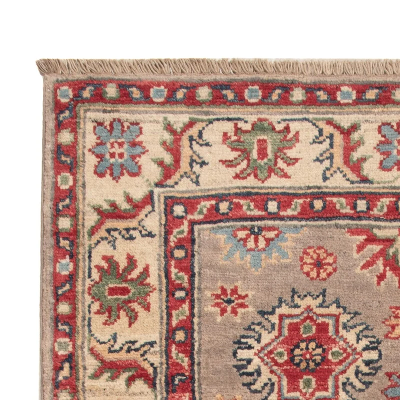 Kazak Teppich 80x127cm - Orientteppich - dunkelbeige