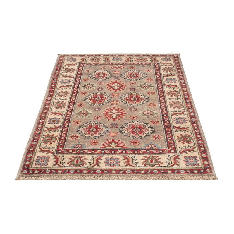 Kazak Teppich 80x127cm - Orientteppich - dunkelbeige