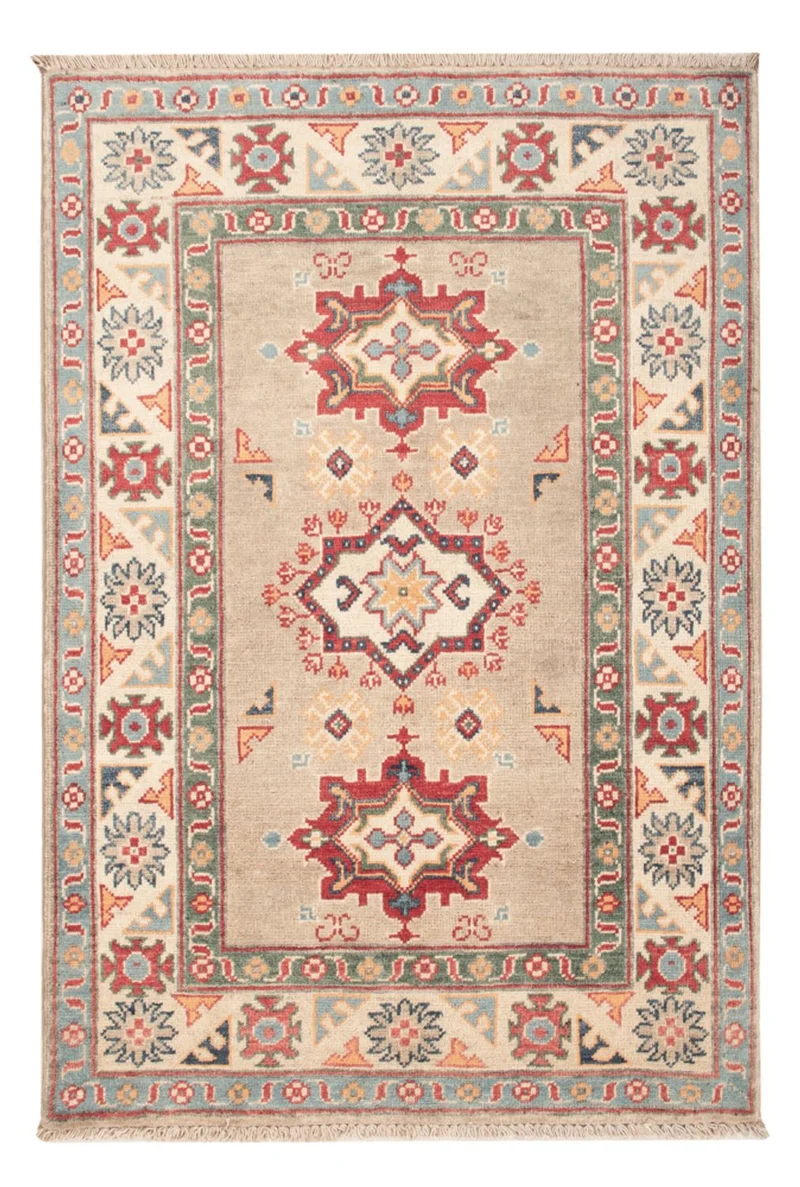 Kazak Teppich 82x124cm - Orientteppich - beige