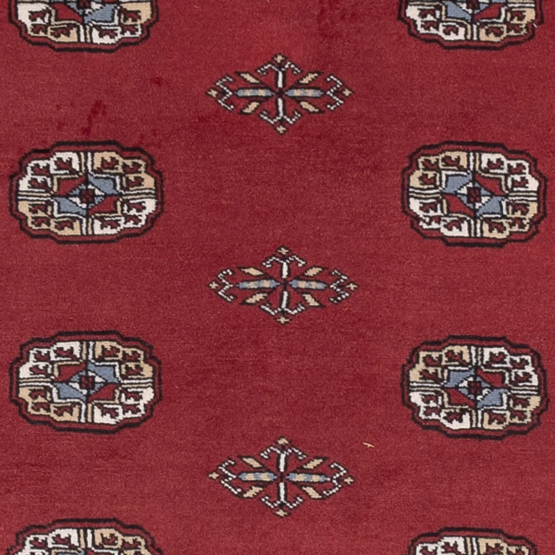 Pakistan Teppich 126x184cm - Orientteppich - rot
