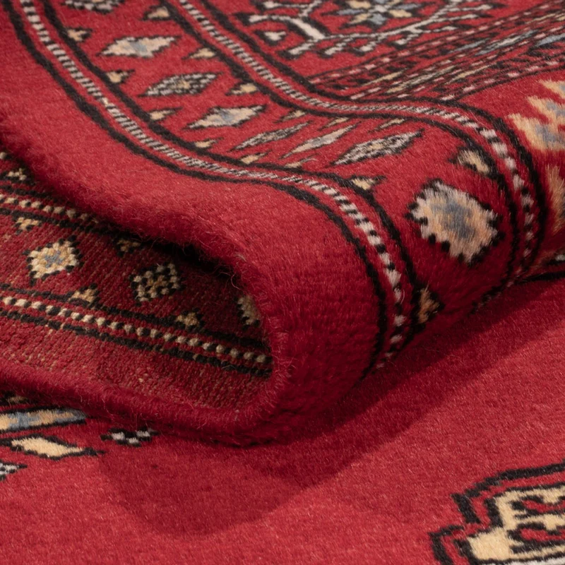 Pakistan Teppich 126x184cm - Orientteppich - rot
