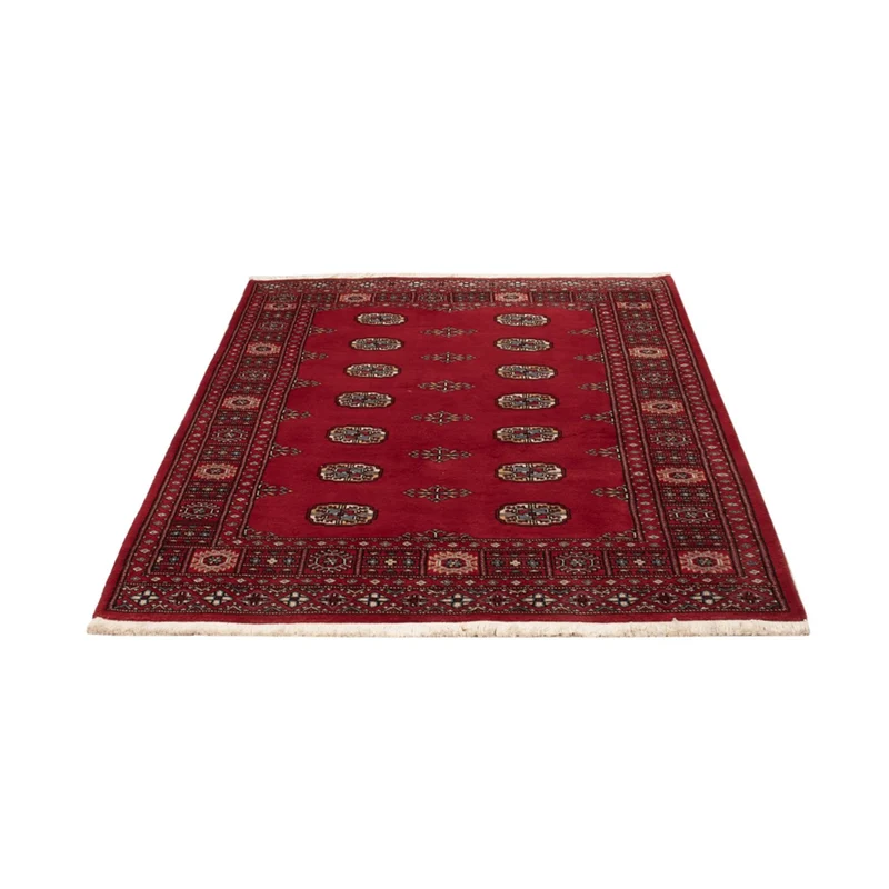 Pakistan Teppich 126x184cm - Orientteppich - rot