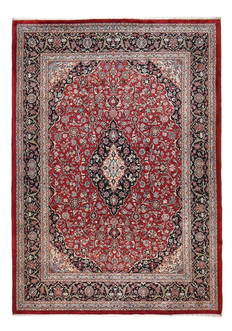 Keshan Teppich 255x355cm - Perserteppich - rot