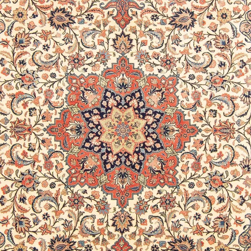 Sarough Teppich 200x305cm - Perserteppich - creme