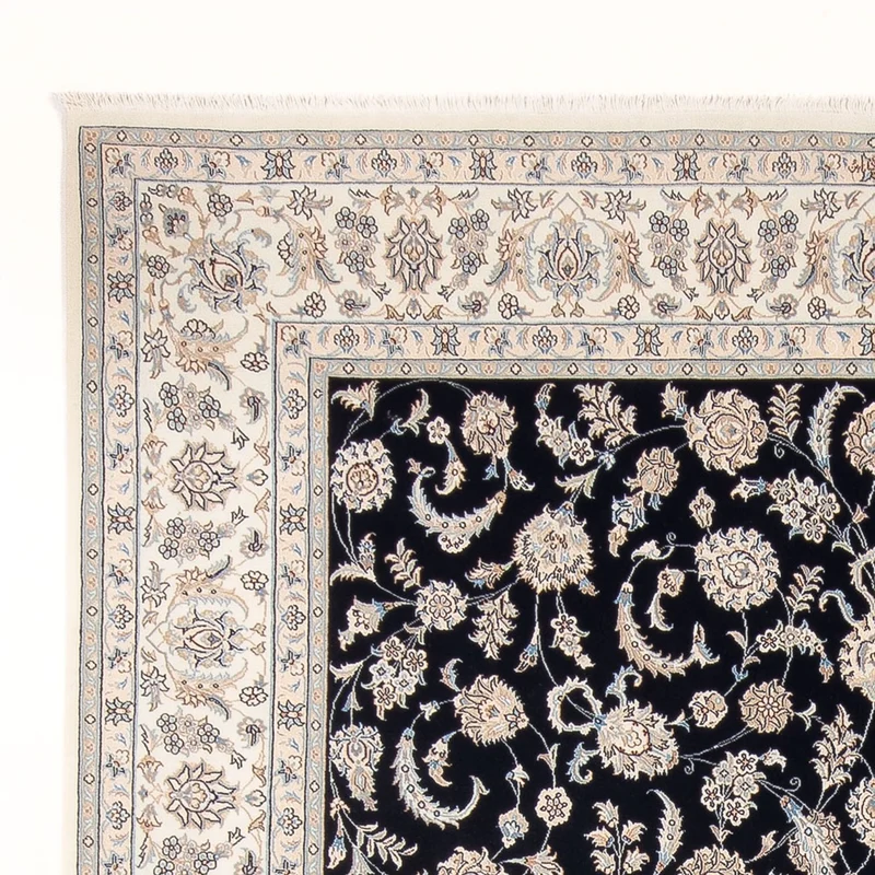 Perserteppich - Nain - Premium - 248 x 305 cm - dunkelblau