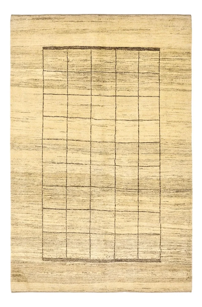 Gabbeh Persisch Teppich 168x254cm - Perserteppich Wollteppich - beige