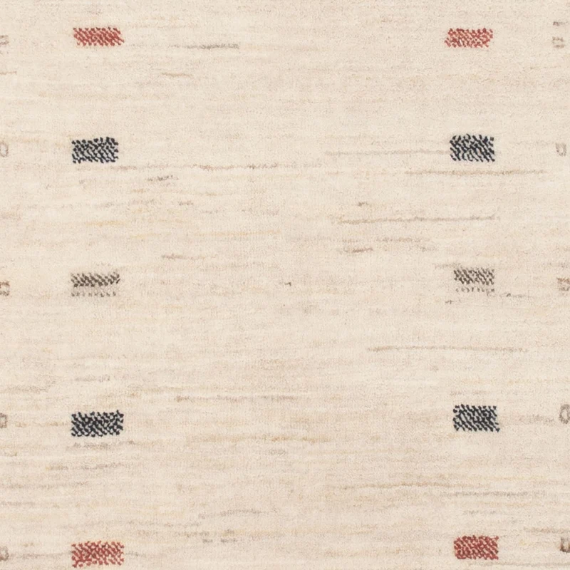 Indo Loribaft Teppich 102x155cm - Wollteppich - beige