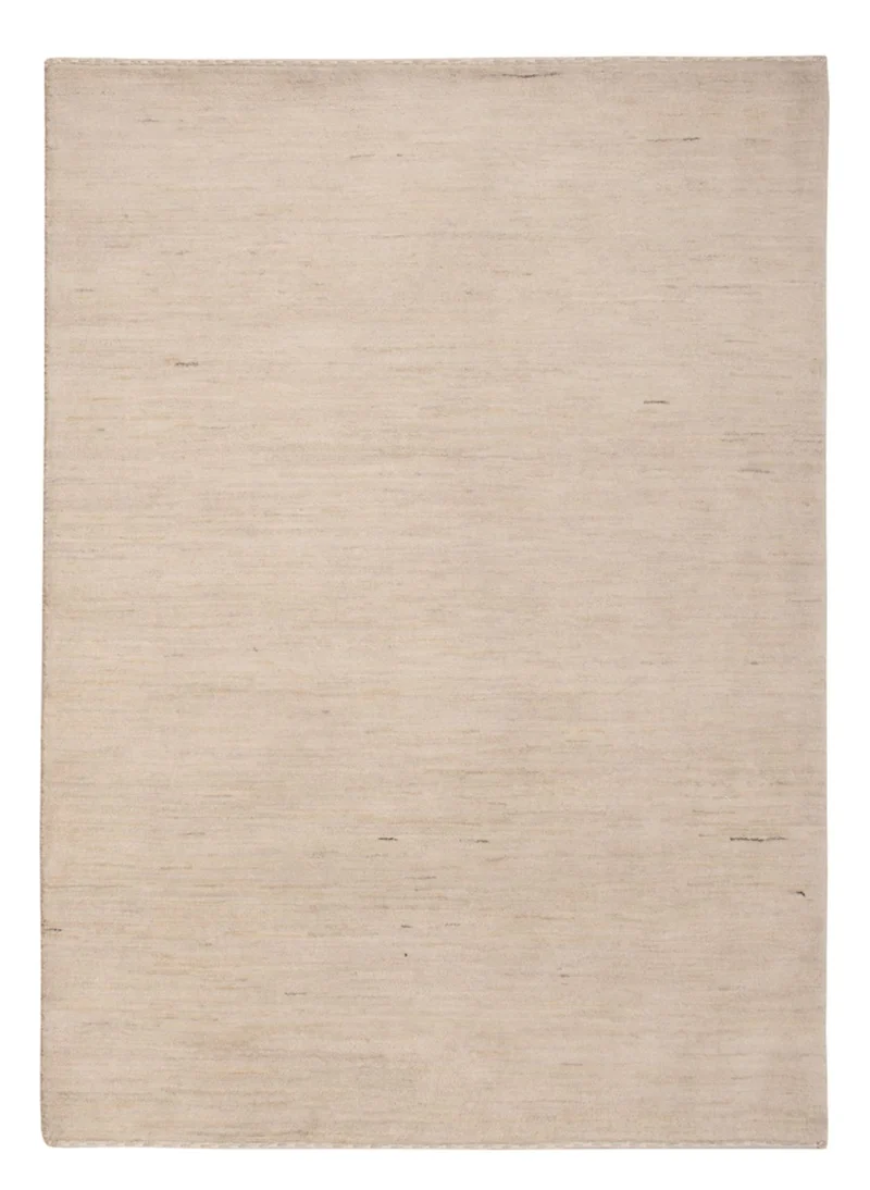 Indo Loribaft Teppich 106x145cm - Wollteppich - creme