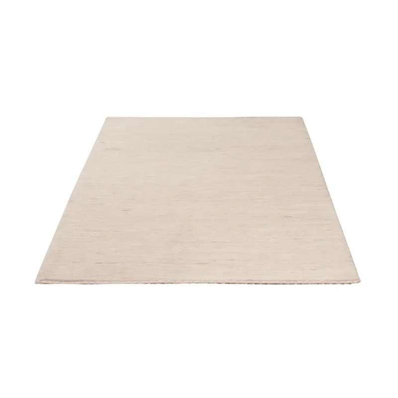 Indo Loribaft Teppich 106x145cm - Wollteppich - creme