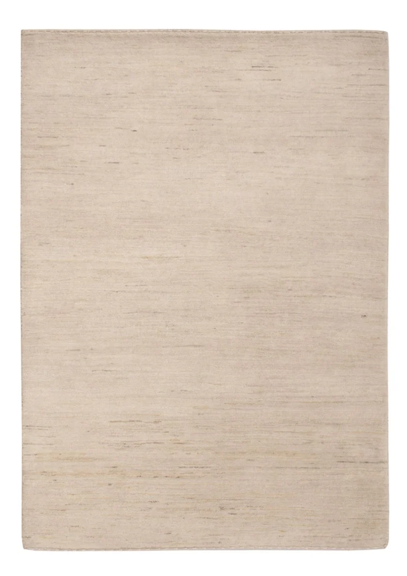 Indo Loribaft Teppich 104x152cm - Wollteppich - creme