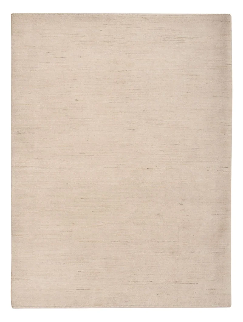 Indo Loribaft Teppich 106x150cm - Wollteppich - creme