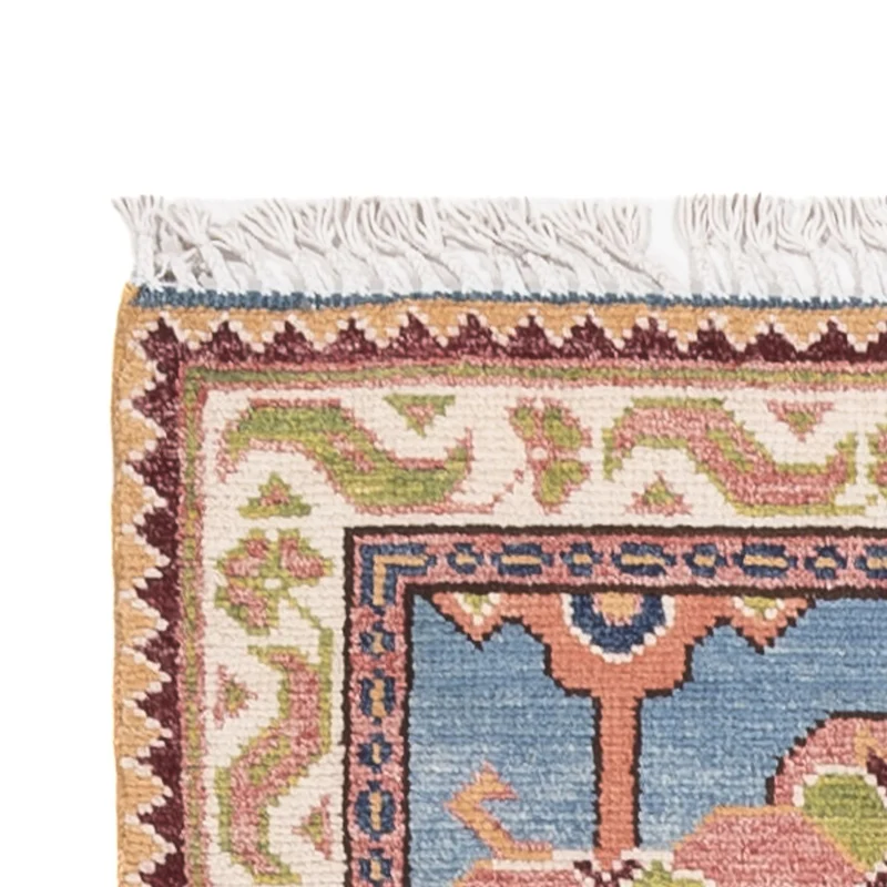 Kazak Teppich 79x296cm - Orientteppich - blau