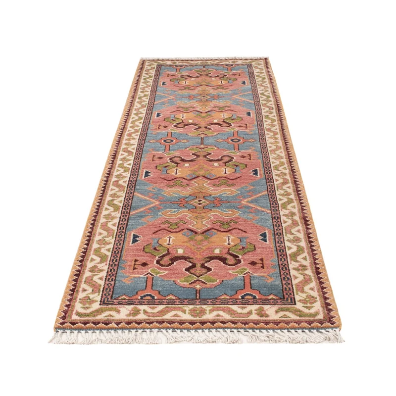 Kazak Teppich 79x296cm - Orientteppich - blau