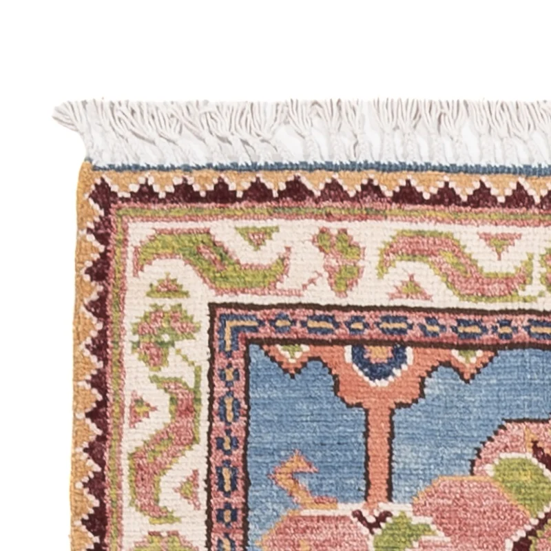 Kazak Teppich 78x296cm - Orientteppich - blau