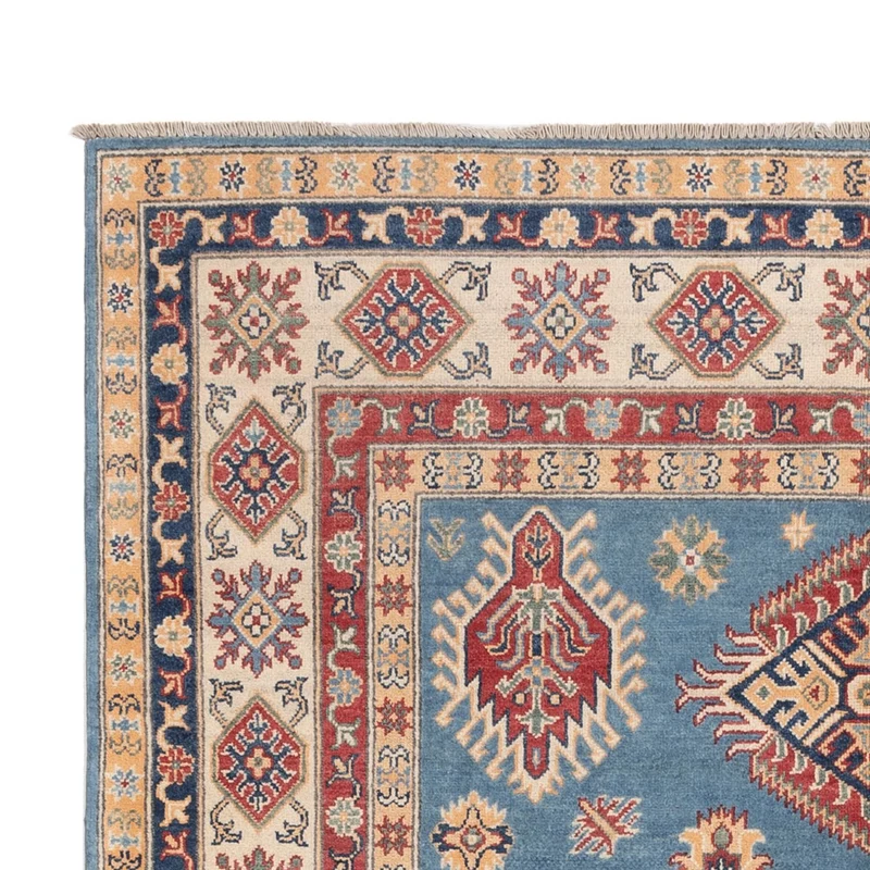 Kazak Teppich 185x276cm - Orientteppich - blau