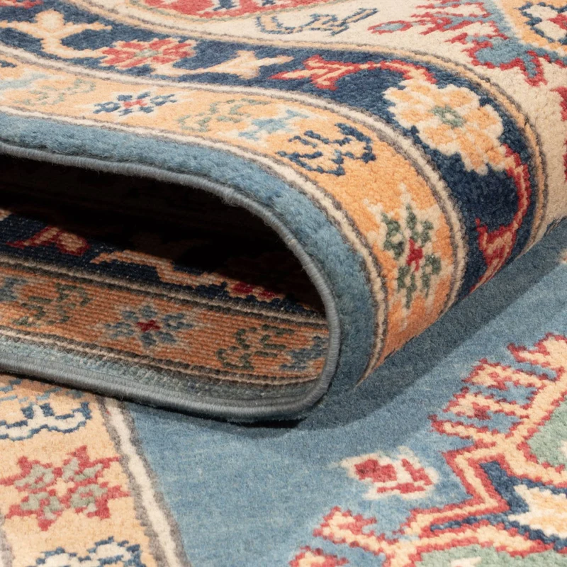 Kazak Teppich 185x276cm - Orientteppich - blau