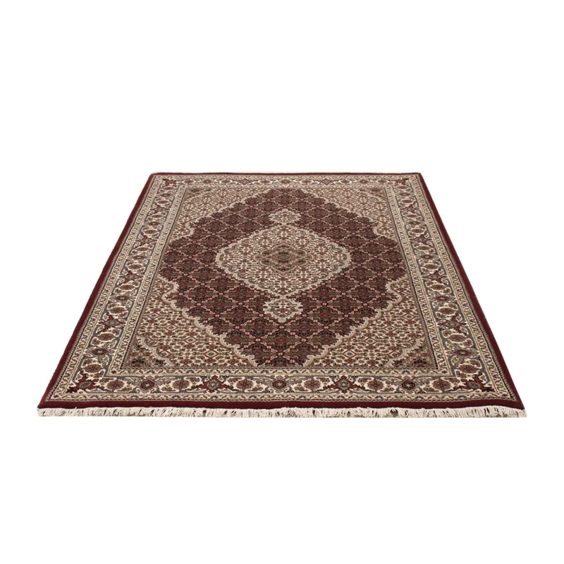 Indo Täbriz Teppich 119x183cm - Orientteppich - dunkelbeige