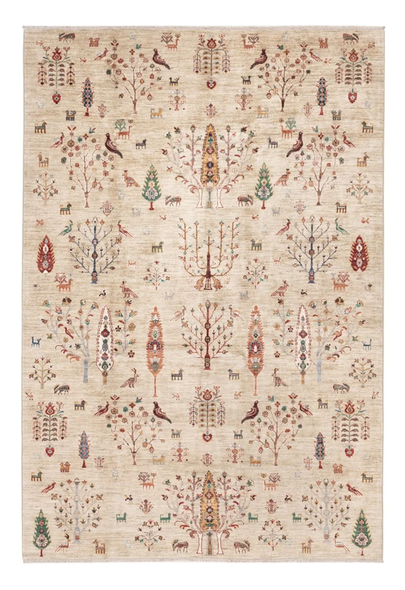 Ariana Teppich 204x293cm - Orientteppich - beige