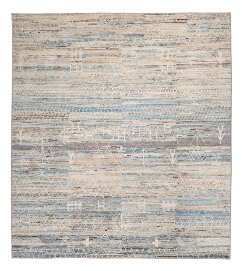 Berber Teppich 257x290cm - Wollteppich - mehrfarbig