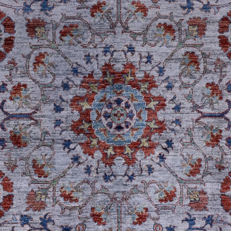 Ziegler Teppich 213x274cm - Orientteppich - dunkelblau