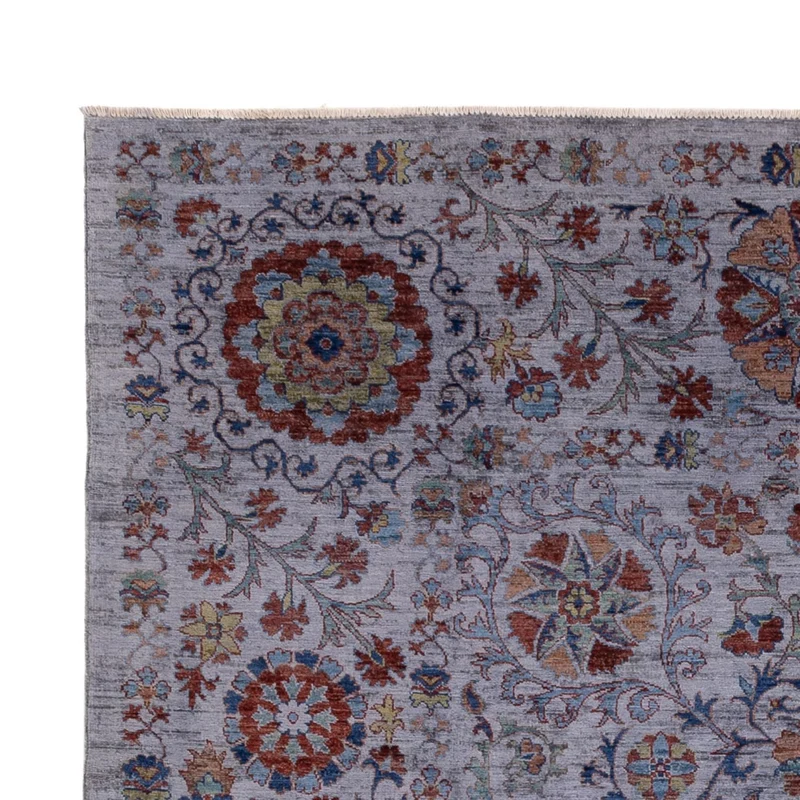 Ziegler Teppich 213x274cm - Orientteppich - dunkelblau