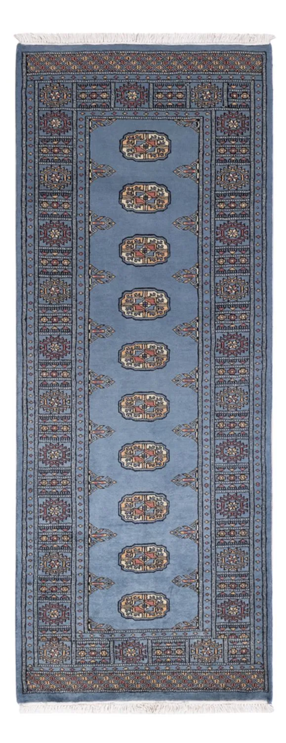Pakistan Teppich 77x197cm - Orientteppich - blau