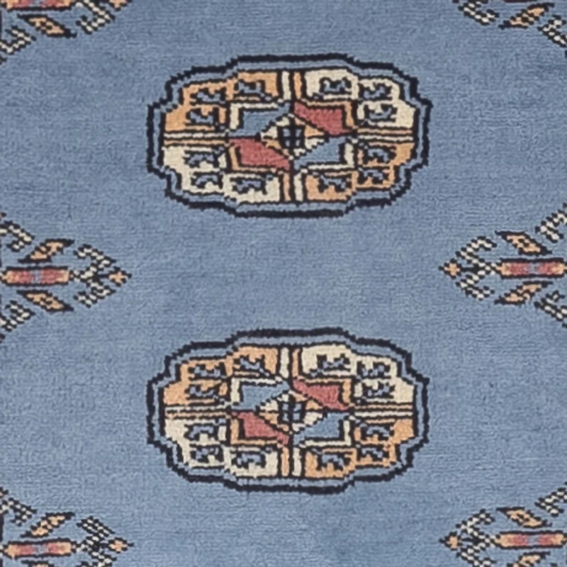 Pakistan Teppich 77x197cm - Orientteppich - blau