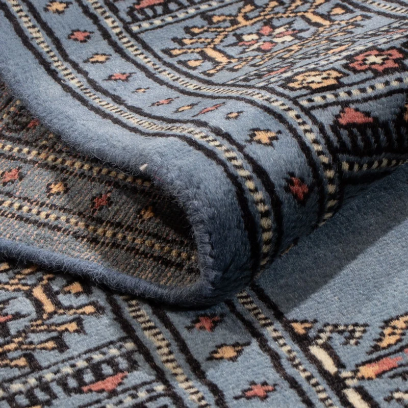 Pakistan Teppich 77x197cm - Orientteppich - blau