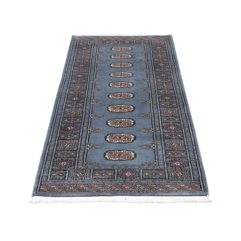 Pakistan Teppich 77x197cm - Orientteppich - blau