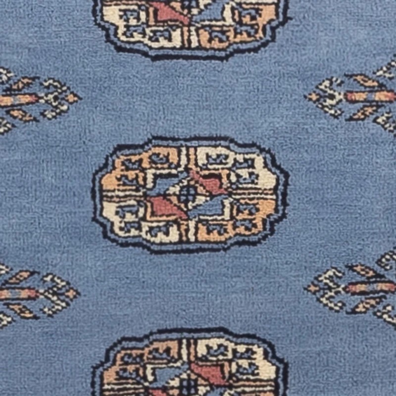 Pakistan Teppich 77x201cm - Orientteppich - blau